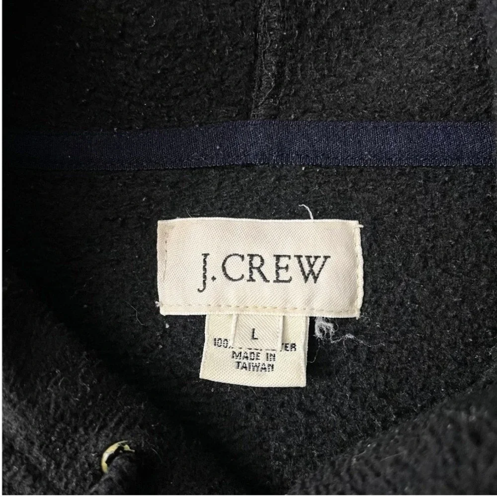 J.Crew Y2K Black Fleece‎ Hoodie Archive Minimal Pullover Men's L Streetwear